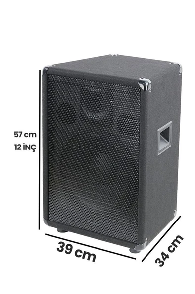 Lastvoice LPM-12 Ahşap Profesyonel Kabin Hoparlör 12 inç 800W - 4
