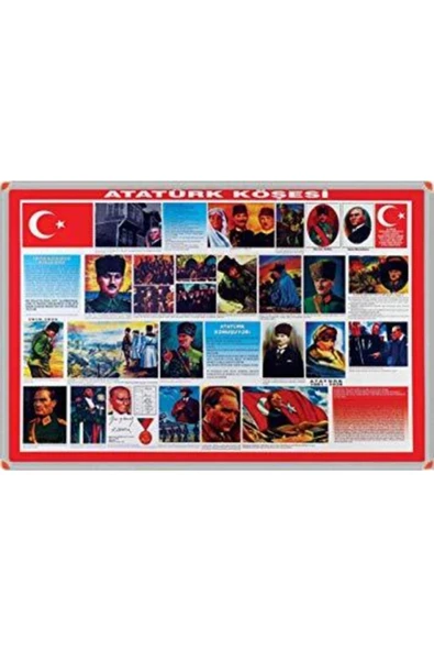 Panda Pan501 70 X 100 Metal Çerçeveli Atatürk Köşesi - 1