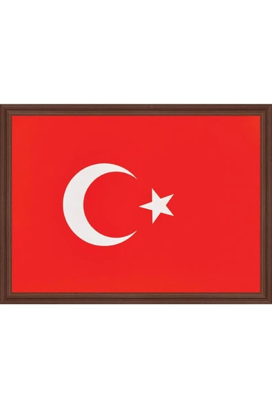 Panda 20x30 Cm Mdf Çerçeveli Türk Bayrağı Tablo Atatürk Köşesi - 1
