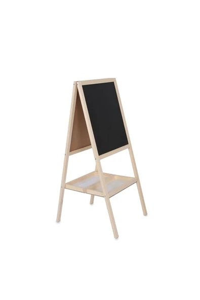 Panda 35X50 CM EKO AHŞAP AYKLI ÇATI TİPİ YAZI TAHTASI SİYAH-PAN299S - 1