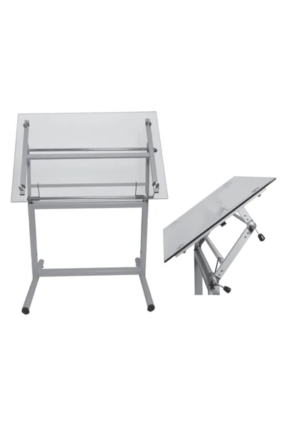 Panda 911 Profesyonel Ayaklı Camlı Çizim Masası 70x100 Cm - 1