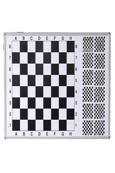 Panda 70x100cm Duvara Monte Manyetik Satranç Eğitim Tahtası + Mıknatıslı Taşları ürün görseli