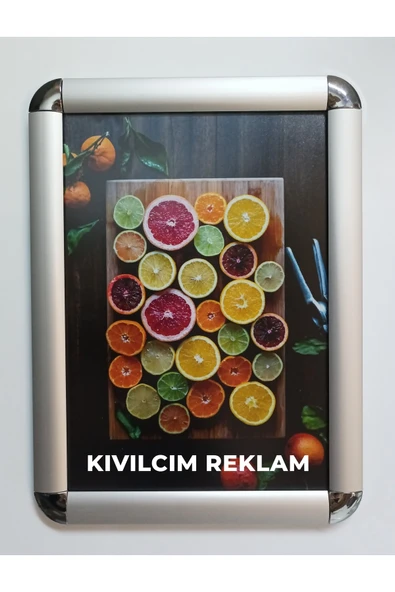 KIVILCIM PLASTİK VE REKLAM ÜRÜNLERİ 5´li A3 Alüminyum Rondo Çerçeve - 5 Adet -satıcı Mağazamız Kıvılcım Reklam Taklitlerimizden Kaçının! - 1