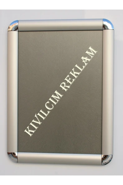 KIVILCIM PLASTİK VE REKLAM ÜRÜNLERİ 5´li A3 Ön ve Arka Alüminyum Rondo Çerçeve - 5 Adet - 3