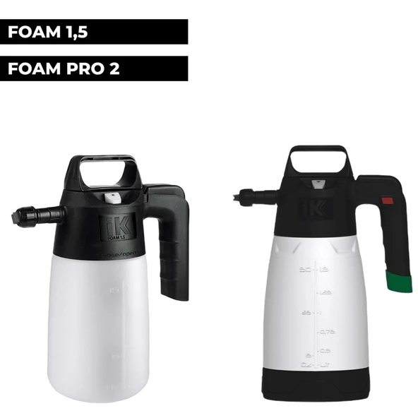 IK FOAM 1,5 ve FOAM PRO 2 için Yedek Köpük Yapıcı Nozzle ve Keçe Kiti - 3 Parça - 5
