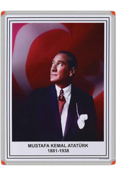 Panda Pan415 50 X 70 Metal Çerçeveli Atatürk Portresi - 1