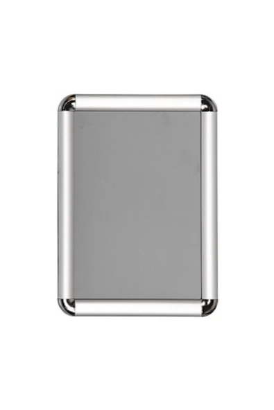 PROJENEON B2 50x70cm Alüminyum Çerçeve Rondo Köşe Aç Kapa Açılır Kapanır Klik Klak Çerçeve - 5