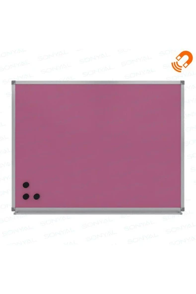 Panda 120X270 CM MIKNATIS MANYETİK YÜZEY DUVARA MONTE PEMBE-PAN559P - 1