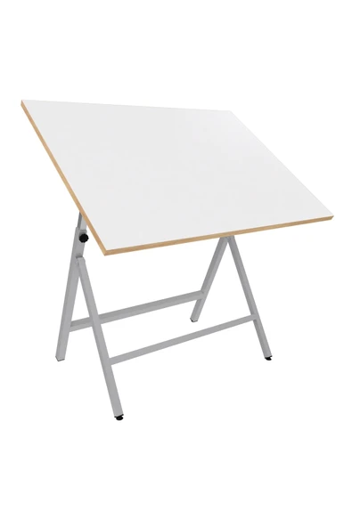 Panda 100x150 Cm Ekonomik Tablalı Teknik Proje Çizim Masası Ayak Tabla Profesyonel Pan802 - 1