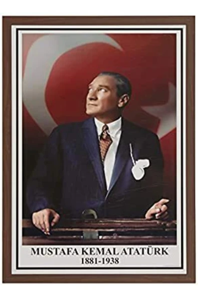 Panda Mdf Çerçeveli Atatürk Portresi 50*70 - 1