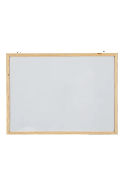Panda 45x60 Duvara Monte Yazı Tahtası Naturel Ahşap - 1
