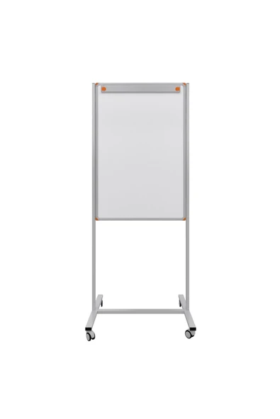 Panda 65x100 Cm Laminant Yüzey Sabit Ayaklı Tekerlekli Yazı Tahtası Pano (flipcartlı) Beyaz ürün görseli