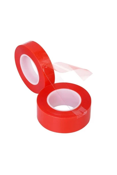 Panda 6 adet 10mm X 5mt Çift Taraflı Montaj Slikon Bandı Doku Nano Silikonlu Süper Güçlü Bant - 4