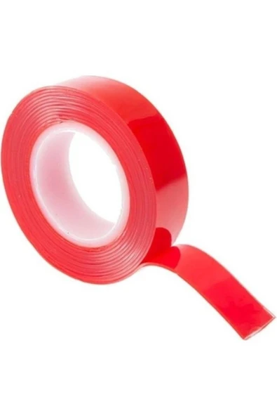 Panda 6 adet 10mm X 2mt Çift Taraflı Montaj Slikon Bandı Doku Nano Silikonlu Süper Güçlü Bant - 2