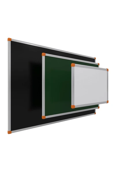 Panda Kalem Silgi Hediye 30x40 Cm Eko Serisi Askılı Yazı Tahtası Beyaz - Pan 002 - Resim 2