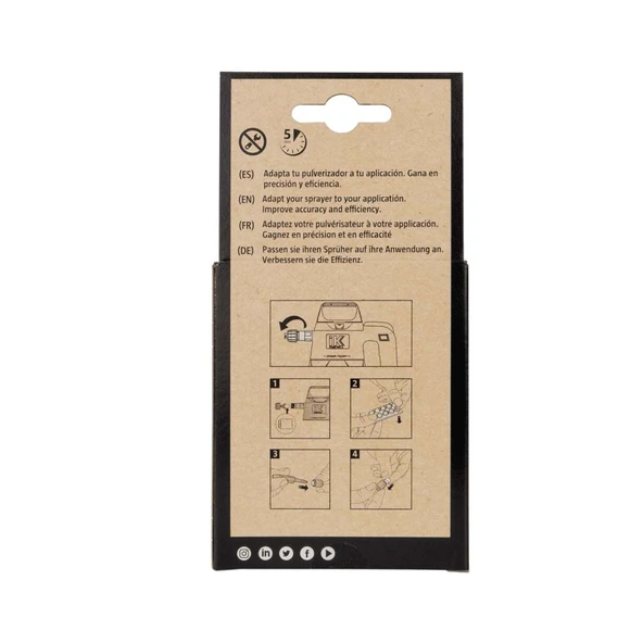 IK FOAM 1,5 ve FOAM PRO 2 için Yedek Köpük Yapıcı Nozzle ve Keçe Kiti - 3 Parça - 2