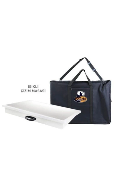 Panda 909 35x50 Cm Led Işıklı Masa Üstü Çizim Masası Çantalı Glb - 1