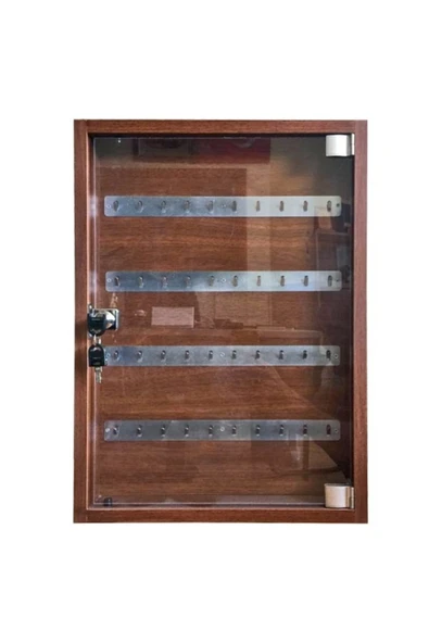 Panda Anahtar Dolabı 20'li Ahşap 30x40 Pan351 ürün görseli