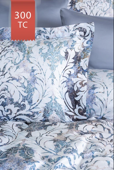 Varol Royal Saten Çift Kişilik 300TC Nevresim Takımı  - NİRVANA - Resim 3