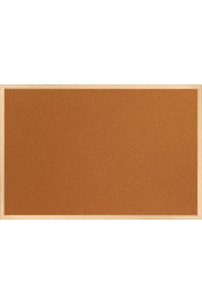 Class 90x120cm Ahşap Çerçeve Mantar Pano - Resim 2