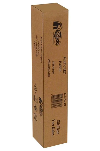Panda Marka: 64x90 Flipchart Kağıdı Rulo Çizgisiz 100 Lü P-431 Kategori: Fotokopi Ve Baskı Kağıtları - 1