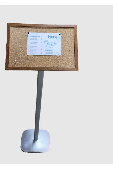 OfisDS Alüminyum Ayaklı 30*45 Mantar Pano Menü Board - Resim 4