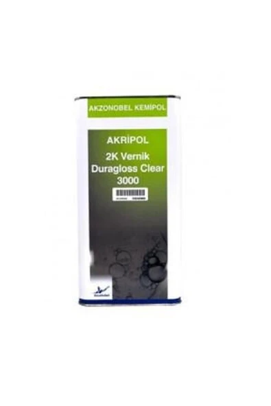 AkzoNobel Akripol 2k Akrilik Duragloss Clear 3000 Vernik Çeşitler - 3