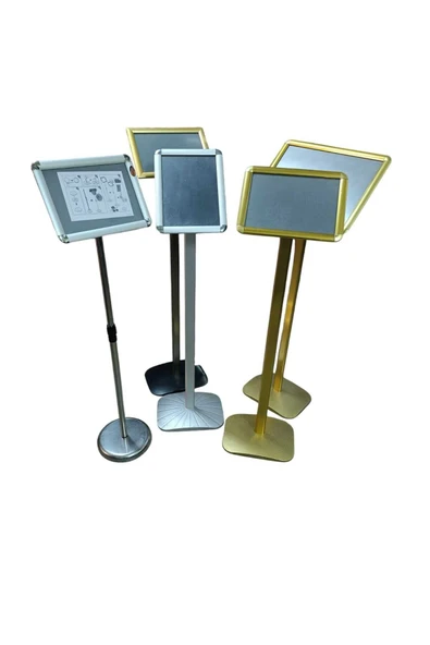 OfisDS Yükseklik Ayarlı A4 Boyut Menüboard Menü Panosu Yatay ve Dikey Yönlendirme - Resim 7