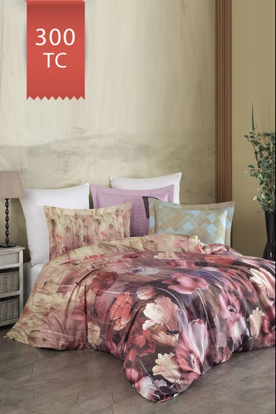 Varol Royal Saten King Size (Battal Boy) 300TC Nevresim Takımı - MİRABLE ürün görseli