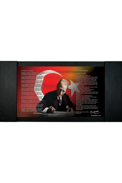 Panda 100X200 CM DİJİTAL BASKILI DERİ KAPLI ÇERÇEVELİ MAKAM PANOSU-PAN704 ürün görseli