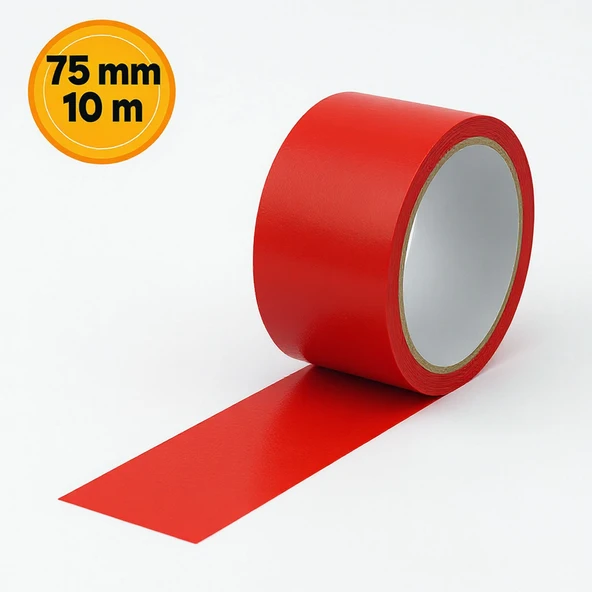 Tamir Bandı Kırmızı 75mm x10mt Suya Dayanıklı Güçlü Yapışkan Bant İzolasyon Onarım Kullanışlı Pratik - Resim 5