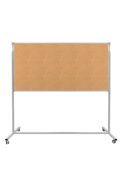 Panda 120X200 CM SABİT TEK TARAFLI- TEKERLEKLİ  AYAKLI MANTAR PANO-PAN174 ürün görseli