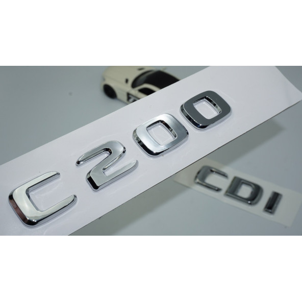 DK Tuning Benz C200 CDi Bagaj Krom ABS 3M 3D Yazı Logo
