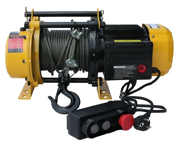 Max Extra 750-1500 Kg Profesyonel Vinç 220 Volt 30 Metre