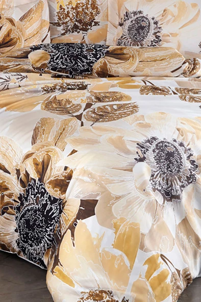 Varol Royal Saten Tek Kişilik 300TC Nevresim Takımı  - VİCTORİA - Resim 2