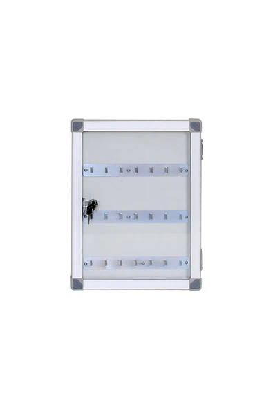 Panda 30x42 Cm 20'li Anahtar Dolabı Ince Alüminyum Kapaklı Pano ürün görseli