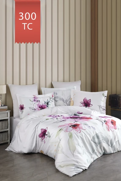 Varol Royal Saten King Size (Battal Boy) 300TC Nevresim Takımı - VERONA ürün görseli