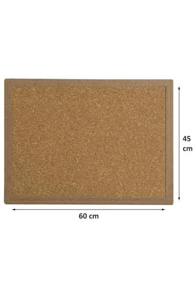 ANT YAZI Duvara Monte Mantar Pano Ahşap Çerçeve 45x60 - 2