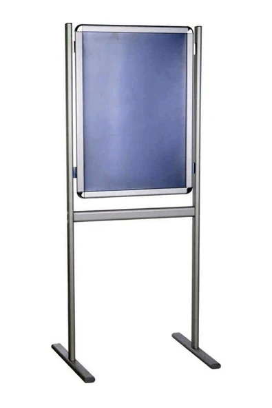 OfisDS B1 50X70 cm Yüksek Alüminyum Tek Taraflı Mobil Kaldırım Reklam Poster Pano - 4