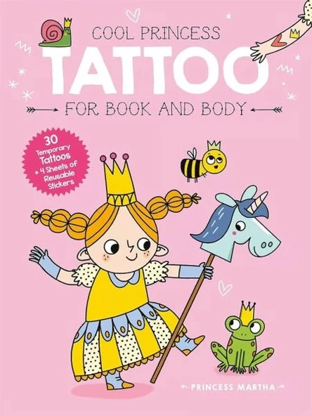 Cool Princess Tattoo Book: Martha ürün görseli