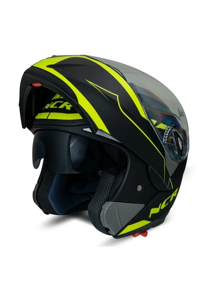 NCR Çene Açılır Motor Kaskı - Resim 3