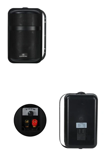 Maxword MDS-104TB Yüksek Kaliteli 160W 4 İnç 16 ohm/100V İki Yollu Duvar Tipi Sütun Hoparlör - 2