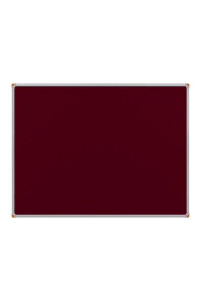 Panda 90X200 CM BORDO KUMAŞ KAPLI ALÜMİNYUM ÇERÇEVE PANO-PAN959 - 1