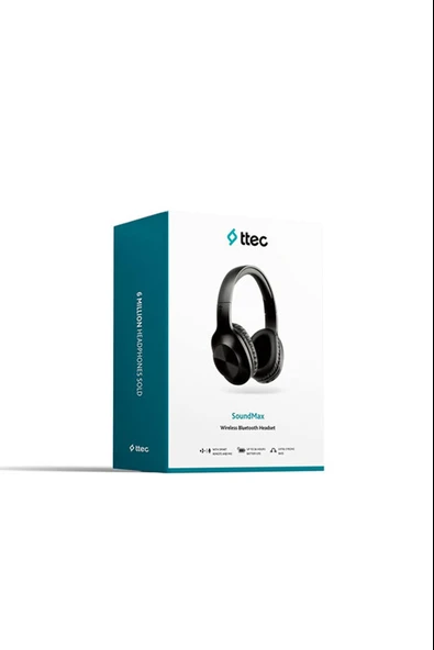 Ttec SoundMax 2KM117S Mikrofonlu Kulak Üstü Siyah Bluetooth Kulaklık - Resim 8