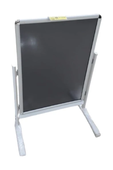 OfisDS B2 50X70 cm Çift Iki Taraflı Kısa Ayak Alüminyum Reklam Poster Kaldırım Pano - Resim 5