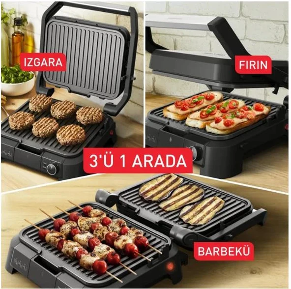 TEFAL Supergrill 3ın1 Barbekü Fırın - 4