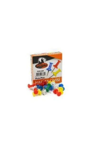 Panda Harita Çivisi 18 Li Pan689 (48 Paket)