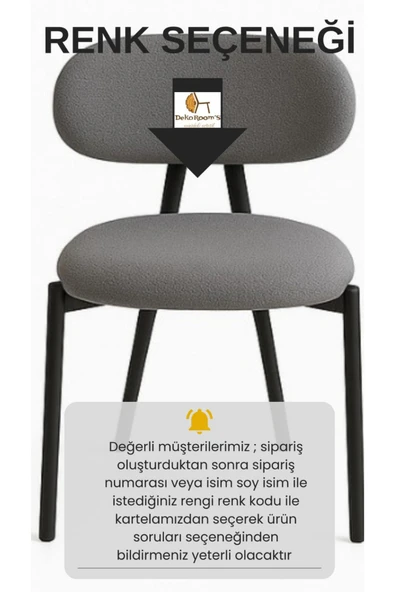 Dekoroom's 2 Adet, X Badem Sandalye, - 2