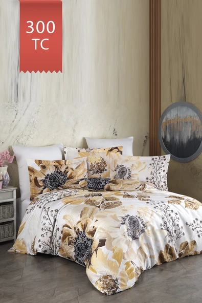 Varol Royal Saten Tek Kişilik 300TC Nevresim Takımı  - VİCTORİA ürün görseli