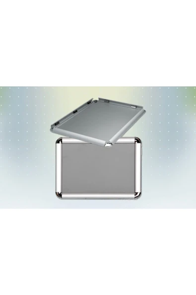 Alüminyum B2 50x70cm Çerçeve 1 Adet Rondo Köşe Aç Kapa Açılır Kapanır - Resim 6